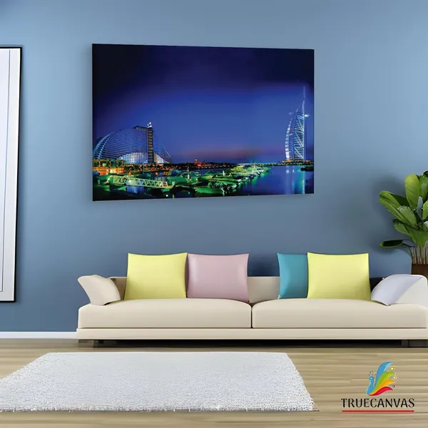 Multicolor_Burj_Al_Arab,_Wooden_Framed_Canvas_Paintings_|_For_Living_Room_|_Bedroom_|_Office_|_Gallery_|_Ready_Wall_Mount_Canvas_Wall_Art_Painting_|_Size_-_12_X_18In,_Ct0350
