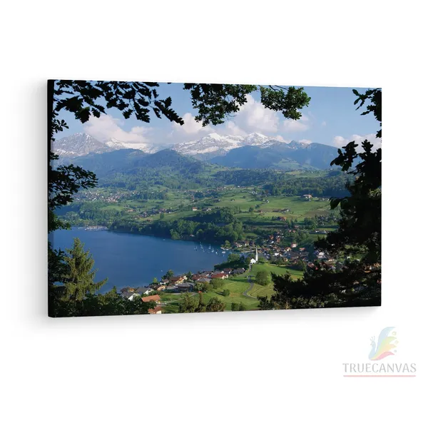 Multicolor_Switzerland,_Bern,_Town,_Village,_Wooden_Framed_Canvas_Paintings_|_For_Living_Room_|_Bedroom_|_Office_|_Gallery_|_Ready_Wall_Mount_Canvas_Wall_Art_Painting_|_Size_-_12_X_18In,_Ct0352