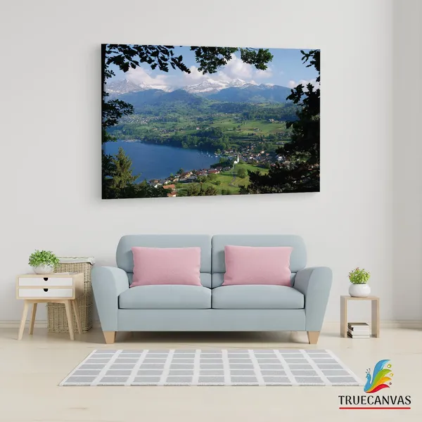 Multicolor_Switzerland,_Bern,_Town,_Village,_Wooden_Framed_Canvas_Paintings_|_For_Living_Room_|_Bedroom_|_Office_|_Gallery_|_Ready_Wall_Mount_Canvas_Wall_Art_Painting_|_Size_-_12_X_18In,_Ct0352