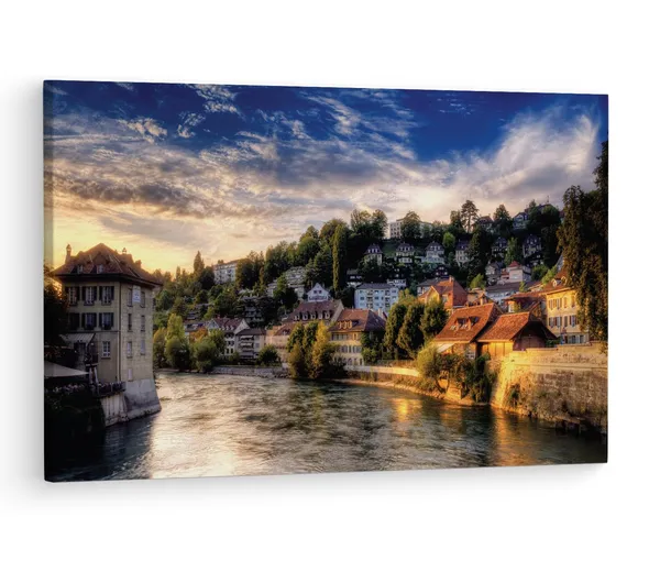 Multicolor_Bern,_Wooden_Framed_Canvas_Paintings_|_For_Living_Room_|_Bedroom_|_Office_|_Gallery_|_Ready_Wall_Mount_Canvas_Wall_Art_Painting_|_Size_-_12_X_18In,_Ct0353