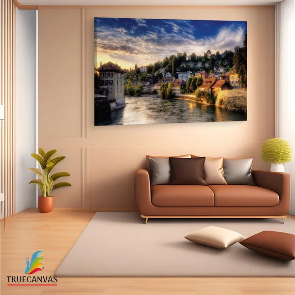 Multicolor_Bern,_Wooden_Framed_Canvas_Paintings_|_For_Living_Room_|_Bedroom_|_Office_|_Gallery_|_Ready_Wall_Mount_Canvas_Wall_Art_Painting_|_Size_-_12_X_18In,_Ct0353