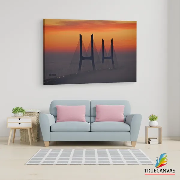 Multicolor_Vasco_Da_Gama_Bridge,_Wooden_Framed_Canvas_Paintings_|_For_Living_Room_|_Bedroom_|_Office_|_Gallery_|_Ready_Wall_Mount_Canvas_Wall_Art_Painting_|_Size_-_12_X_18In,_Ct0360