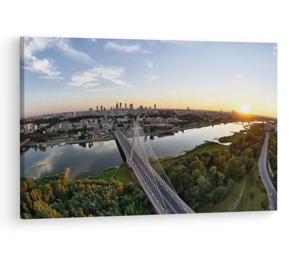 Multicolor_Swi?Tokrzyski_Bridge,_Wooden_Framed_Canvas_Paintings_|_For_Living_Room_|_Bedroom_|_Office_|_Gallery_|_Ready_Wall_Mount_Canvas_Wall_Art_Painting_|_Size_-_12_X_18In,_Ct0362