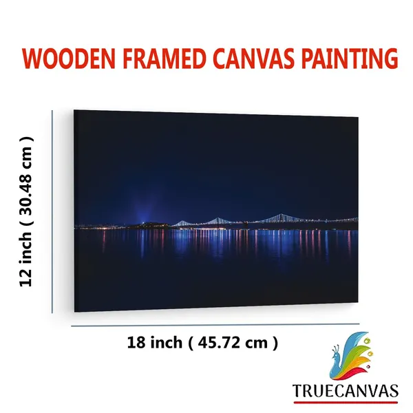 Multicolor_Guangzhou_Bridge_Night_Hd,_Wooden_Framed_Canvas_Paintings_|_For_Living_Room_|_Bedroom_|_Office_|_Gallery_|_Ready_Wall_Mount_Canvas_Wall_Art_Painting_|_Size_-_12_X_18In,_Ct0363
