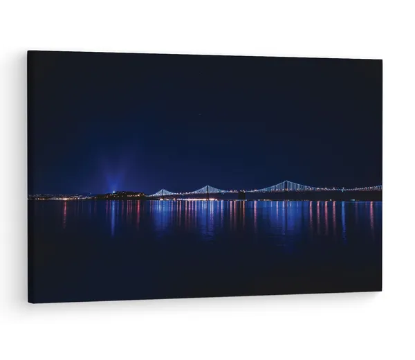 Multicolor_Guangzhou_Bridge_Night_Hd,_Wooden_Framed_Canvas_Paintings_|_For_Living_Room_|_Bedroom_|_Office_|_Gallery_|_Ready_Wall_Mount_Canvas_Wall_Art_Painting_|_Size_-_12_X_18In,_Ct0363