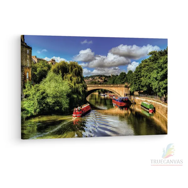 Multicolor_River_Avon,_Wooden_Framed_Canvas_Paintings_|_For_Living_Room_|_Bedroom_|_Office_|_Gallery_|_Ready_Wall_Mount_Canvas_Wall_Art_Painting_|_Size_-_12_X_18In,_Ct0369