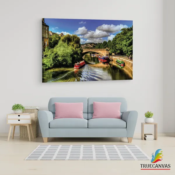 Multicolor_River_Avon,_Wooden_Framed_Canvas_Paintings_|_For_Living_Room_|_Bedroom_|_Office_|_Gallery_|_Ready_Wall_Mount_Canvas_Wall_Art_Painting_|_Size_-_12_X_18In,_Ct0369