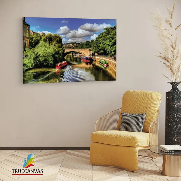 Multicolor_River_Avon,_Wooden_Framed_Canvas_Paintings_|_For_Living_Room_|_Bedroom_|_Office_|_Gallery_|_Ready_Wall_Mount_Canvas_Wall_Art_Painting_|_Size_-_12_X_18In,_Ct0369