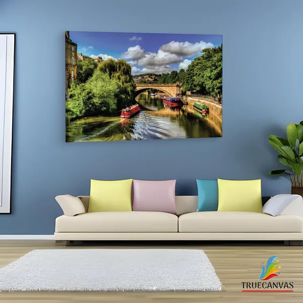 Multicolor_River_Avon,_Wooden_Framed_Canvas_Paintings_|_For_Living_Room_|_Bedroom_|_Office_|_Gallery_|_Ready_Wall_Mount_Canvas_Wall_Art_Painting_|_Size_-_12_X_18In,_Ct0369
