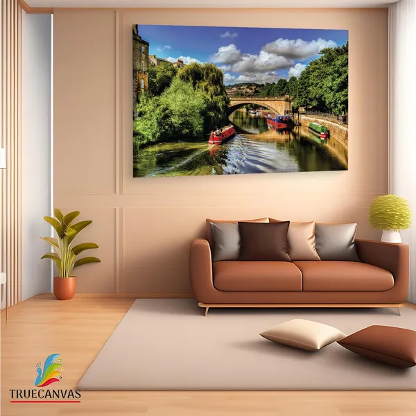 Multicolor_River_Avon,_Wooden_Framed_Canvas_Paintings_|_For_Living_Room_|_Bedroom_|_Office_|_Gallery_|_Ready_Wall_Mount_Canvas_Wall_Art_Painting_|_Size_-_12_X_18In,_Ct0369
