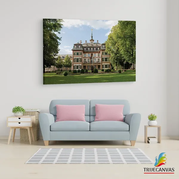 Multicolor_Bolongaropalast_Frankfurt,_Wooden_Framed_Canvas_Paintings_|_For_Living_Room_|_Bedroom_|_Office_|_Gallery_|_Ready_Wall_Mount_Canvas_Wall_Art_Painting_|_Size_-_12_X_18In,_Ct0373
