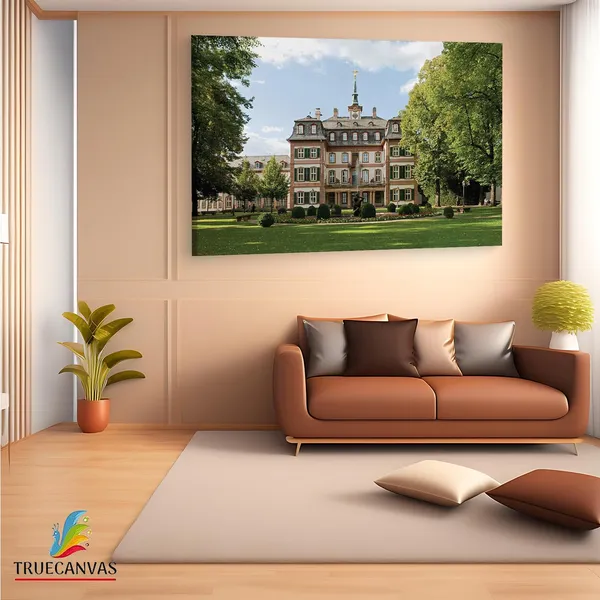Multicolor_Bolongaropalast_Frankfurt,_Wooden_Framed_Canvas_Paintings_|_For_Living_Room_|_Bedroom_|_Office_|_Gallery_|_Ready_Wall_Mount_Canvas_Wall_Art_Painting_|_Size_-_12_X_18In,_Ct0373