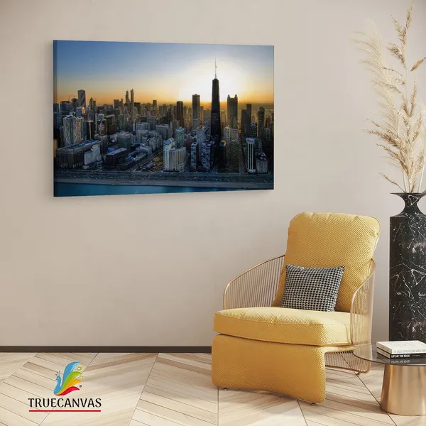 Multicolor_Chicago_Skyline_John,_Wooden_Framed_Canvas_Paintings_|_For_Living_Room_|_Bedroom_|_Office_|_Gallery_|_Ready_Wall_Mount_Canvas_Wall_Art_Painting_|_Size_-_12_X_18In,_Ct0377