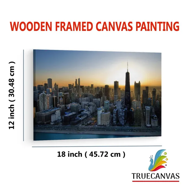 Multicolor_Chicago_Skyline_John,_Wooden_Framed_Canvas_Paintings_|_For_Living_Room_|_Bedroom_|_Office_|_Gallery_|_Ready_Wall_Mount_Canvas_Wall_Art_Painting_|_Size_-_12_X_18In,_Ct0377