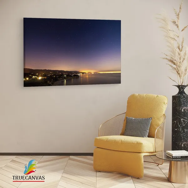 Multicolor_Los_Angeles_Night_Star,_Wooden_Framed_Canvas_Paintings_|_For_Living_Room_|_Bedroom_|_Office_|_Gallery_|_Ready_Wall_Mount_Canvas_Wall_Art_Painting_|_Size_-_12_X_18In,_Ct0384