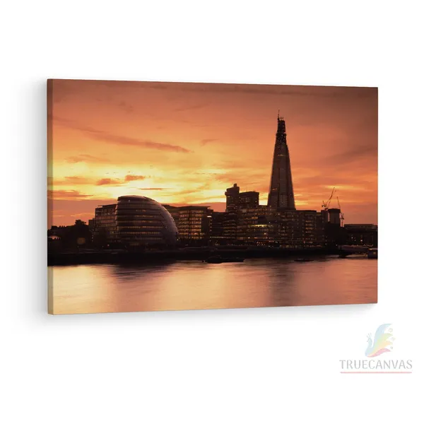 Multicolor_The_Shard,_Wooden_Framed_Canvas_Paintings_|_For_Living_Room_|_Bedroom_|_Office_|_Gallery_|_Ready_Wall_Mount_Canvas_Wall_Art_Painting_|_Size_-_12_X_18In,_Ct0392