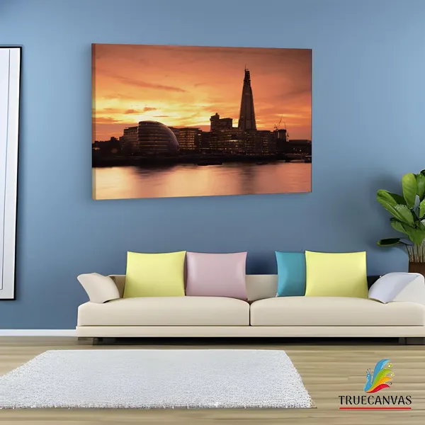 Multicolor_The_Shard,_Wooden_Framed_Canvas_Paintings_|_For_Living_Room_|_Bedroom_|_Office_|_Gallery_|_Ready_Wall_Mount_Canvas_Wall_Art_Painting_|_Size_-_12_X_18In,_Ct0392