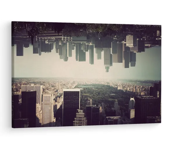 Multicolor_Parallel_Universe,_Wooden_Framed_Canvas_Paintings_|_For_Living_Room_|_Bedroom_|_Office_|_Gallery_|_Ready_Wall_Mount_Canvas_Wall_Art_Painting_|_Size_-_12_X_18In,_Ct0394