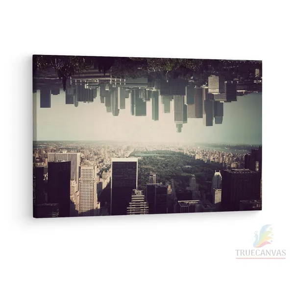 Multicolor_Parallel_Universe,_Wooden_Framed_Canvas_Paintings_|_For_Living_Room_|_Bedroom_|_Office_|_Gallery_|_Ready_Wall_Mount_Canvas_Wall_Art_Painting_|_Size_-_12_X_18In,_Ct0394