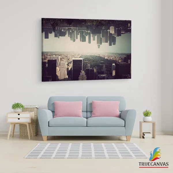 Multicolor_Parallel_Universe,_Wooden_Framed_Canvas_Paintings_|_For_Living_Room_|_Bedroom_|_Office_|_Gallery_|_Ready_Wall_Mount_Canvas_Wall_Art_Painting_|_Size_-_12_X_18In,_Ct0394