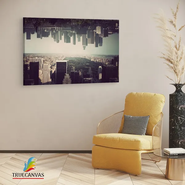 Multicolor_Parallel_Universe,_Wooden_Framed_Canvas_Paintings_|_For_Living_Room_|_Bedroom_|_Office_|_Gallery_|_Ready_Wall_Mount_Canvas_Wall_Art_Painting_|_Size_-_12_X_18In,_Ct0394