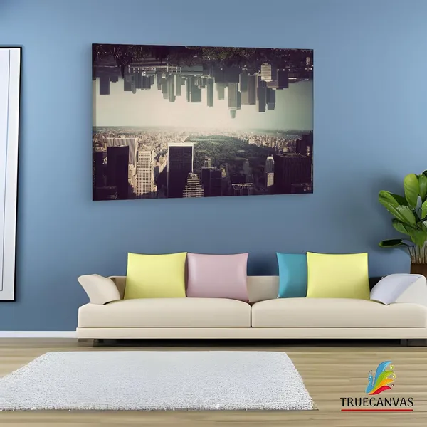 Multicolor_Parallel_Universe,_Wooden_Framed_Canvas_Paintings_|_For_Living_Room_|_Bedroom_|_Office_|_Gallery_|_Ready_Wall_Mount_Canvas_Wall_Art_Painting_|_Size_-_12_X_18In,_Ct0394