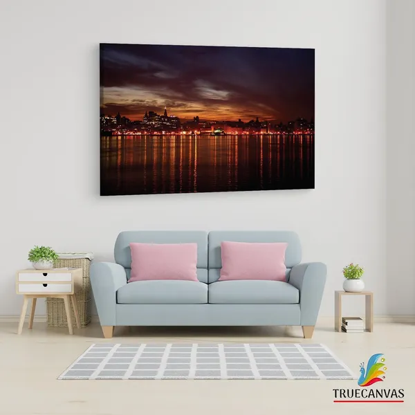 Multicolor_New_York_Skyline_Lights_Lake,_Wooden_Framed_Canvas_Paintings_|_For_Living_Room_|_Bedroom_|_Office_|_Gallery_|_Ready_Wall_Mount_Canvas_Wall_Art_Painting_|_Size_-_12_X_18In,_Ct0395