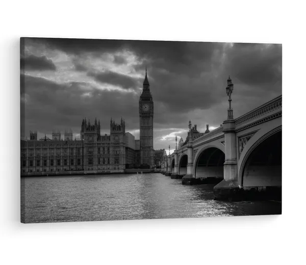Multicolor_Palace_Of_Westminster,_Wooden_Framed_Canvas_Paintings_|_For_Living_Room_|_Bedroom_|_Office_|_Gallery_|_Ready_Wall_Mount_Canvas_Wall_Art_Painting_|_Size_-_12_X_18In,_Ct0396