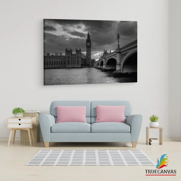 Multicolor_Palace_Of_Westminster,_Wooden_Framed_Canvas_Paintings_|_For_Living_Room_|_Bedroom_|_Office_|_Gallery_|_Ready_Wall_Mount_Canvas_Wall_Art_Painting_|_Size_-_12_X_18In,_Ct0396