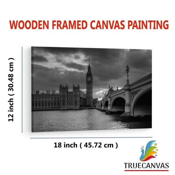 Multicolor_Palace_Of_Westminster,_Wooden_Framed_Canvas_Paintings_|_For_Living_Room_|_Bedroom_|_Office_|_Gallery_|_Ready_Wall_Mount_Canvas_Wall_Art_Painting_|_Size_-_12_X_18In,_Ct0396
