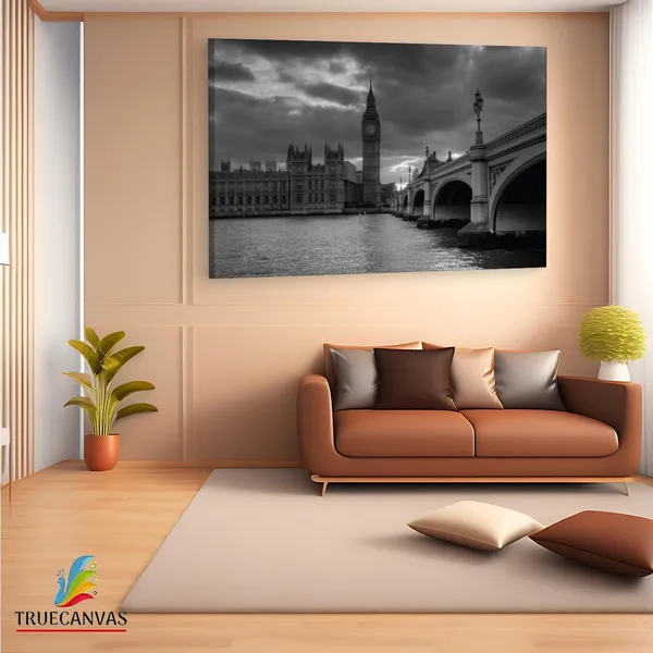Multicolor_Palace_Of_Westminster,_Wooden_Framed_Canvas_Paintings_|_For_Living_Room_|_Bedroom_|_Office_|_Gallery_|_Ready_Wall_Mount_Canvas_Wall_Art_Painting_|_Size_-_12_X_18In,_Ct0396