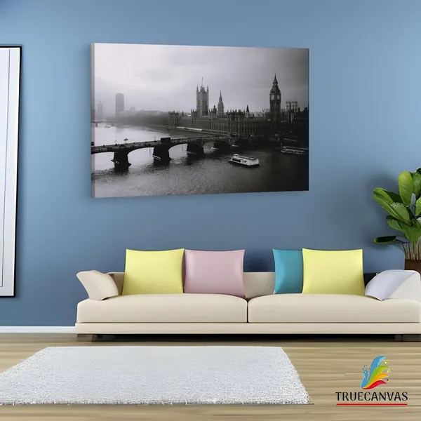 Multicolor_Palace_Of_Westminster,_Wooden_Framed_Canvas_Paintings_|_For_Living_Room_|_Bedroom_|_Office_|_Gallery_|_Ready_Wall_Mount_Canvas_Wall_Art_Painting_|_Size_-_12_X_18In,_Ct0398