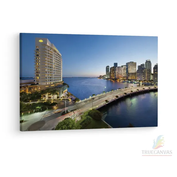 Multicolor_Mandarin_Oriental,_Miami,_Wooden_Framed_Canvas_Paintings_|_For_Living_Room_|_Bedroom_|_Office_|_Gallery_|_Ready_Wall_Mount_Canvas_Wall_Art_Painting_|_Size_-_12_X_18In,_Ct0401
