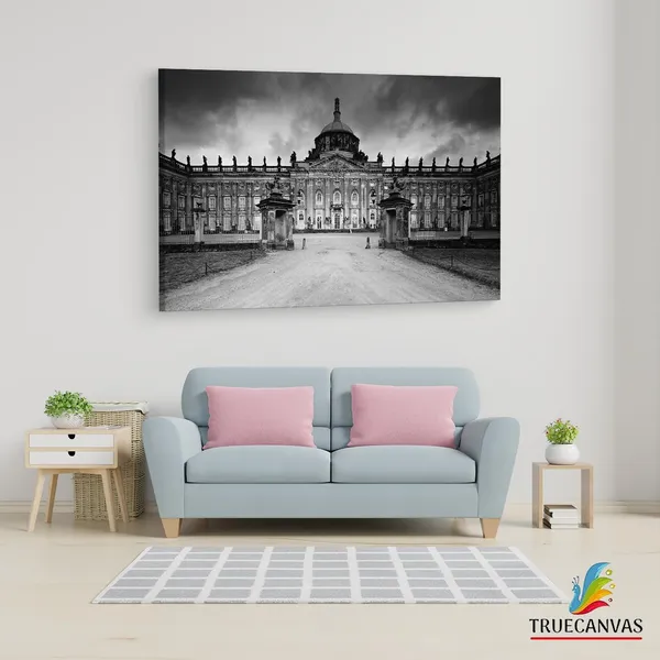 Multicolor_New_Palace,_Wooden_Framed_Canvas_Paintings_|_For_Living_Room_|_Bedroom_|_Office_|_Gallery_|_Ready_Wall_Mount_Canvas_Wall_Art_Painting_|_Size_-_12_X_18In,_Ct0404