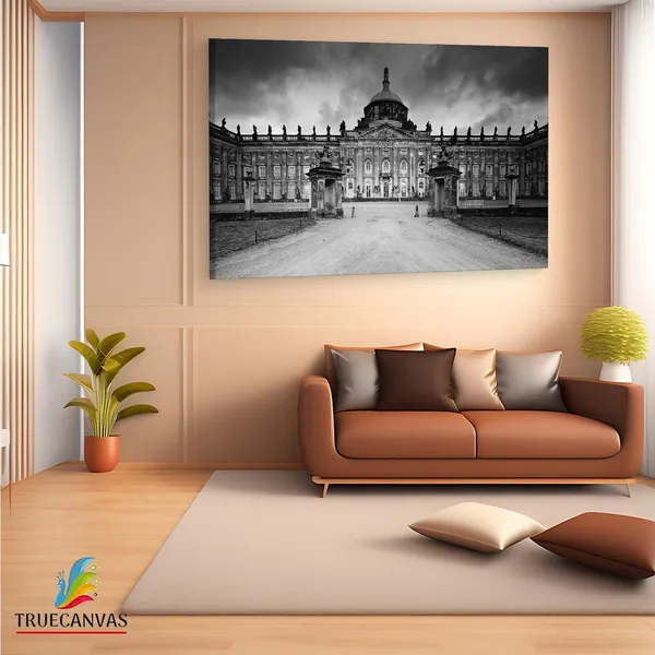 Multicolor_New_Palace,_Wooden_Framed_Canvas_Paintings_|_For_Living_Room_|_Bedroom_|_Office_|_Gallery_|_Ready_Wall_Mount_Canvas_Wall_Art_Painting_|_Size_-_12_X_18In,_Ct0404