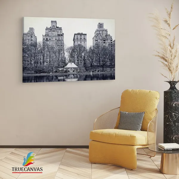 Multicolor_Central_Park,_Wooden_Framed_Canvas_Paintings_|_For_Living_Room_|_Bedroom_|_Office_|_Gallery_|_Ready_Wall_Mount_Canvas_Wall_Art_Painting_|_Size_-_12_X_18In,_Ct0407