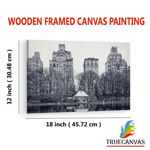 Multicolor_Central_Park,_Wooden_Framed_Canvas_Paintings_|_For_Living_Room_|_Bedroom_|_Office_|_Gallery_|_Ready_Wall_Mount_Canvas_Wall_Art_Painting_|_Size_-_12_X_18In,_Ct0407