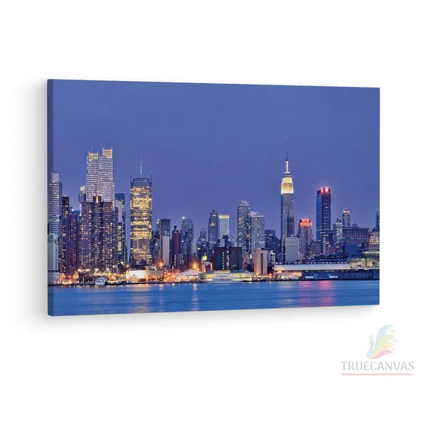 Multicolor_Times_Square,_Wooden_Framed_Canvas_Paintings_|_For_Living_Room_|_Bedroom_|_Office_|_Gallery_|_Ready_Wall_Mount_Canvas_Wall_Art_Painting_|_Size_-_12_X_18In,_Ct0411