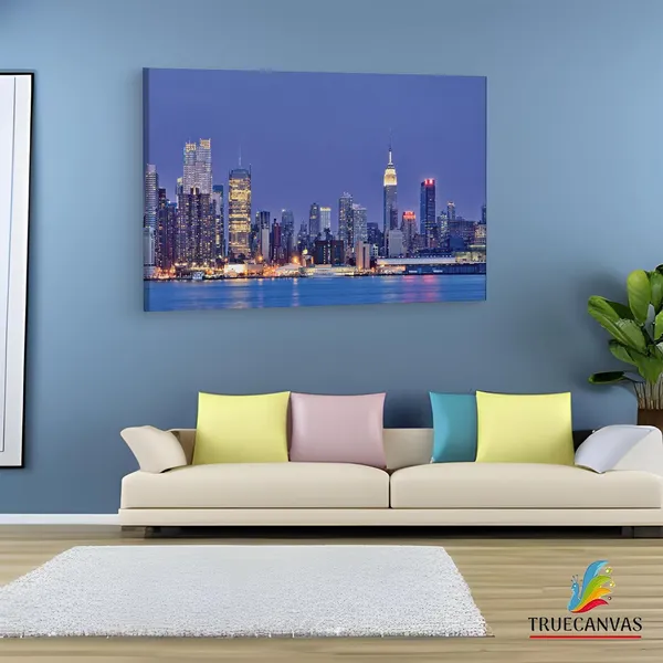 Multicolor_Times_Square,_Wooden_Framed_Canvas_Paintings_|_For_Living_Room_|_Bedroom_|_Office_|_Gallery_|_Ready_Wall_Mount_Canvas_Wall_Art_Painting_|_Size_-_12_X_18In,_Ct0411
