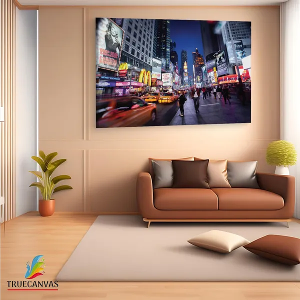 Multicolor_New_York_Metropolis,_Wooden_Framed_Canvas_Paintings_|_For_Living_Room_|_Bedroom_|_Office_|_Gallery_|_Ready_Wall_Mount_Canvas_Wall_Art_Painting_|_Size_-_12_X_18In,_Ct0412