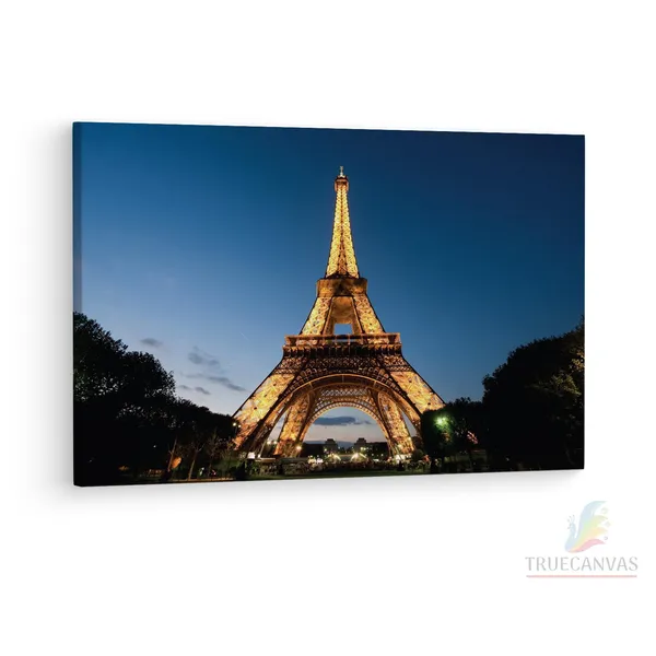 Multicolor_Eiffel_Tower,_Wooden_Framed_Canvas_Paintings_|_For_Living_Room_|_Bedroom_|_Office_|_Gallery_|_Ready_Wall_Mount_Canvas_Wall_Art_Painting_|_Size_-_12_X_18In,_Ct0417