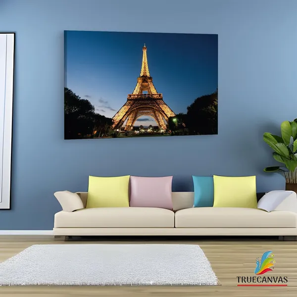 Multicolor_Eiffel_Tower,_Wooden_Framed_Canvas_Paintings_|_For_Living_Room_|_Bedroom_|_Office_|_Gallery_|_Ready_Wall_Mount_Canvas_Wall_Art_Painting_|_Size_-_12_X_18In,_Ct0417