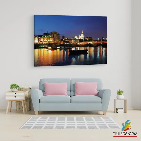 Multicolor_London,_England,_Wooden_Framed_Canvas_Paintings_|_For_Living_Room_|_Bedroom_|_Office_|_Gallery_|_Ready_Wall_Mount_Canvas_Wall_Art_Painting_|_Size_-_12_X_18In,_Ct0418