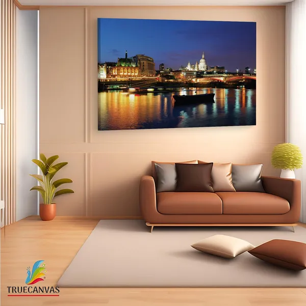 Multicolor_London,_England,_Wooden_Framed_Canvas_Paintings_|_For_Living_Room_|_Bedroom_|_Office_|_Gallery_|_Ready_Wall_Mount_Canvas_Wall_Art_Painting_|_Size_-_12_X_18In,_Ct0418