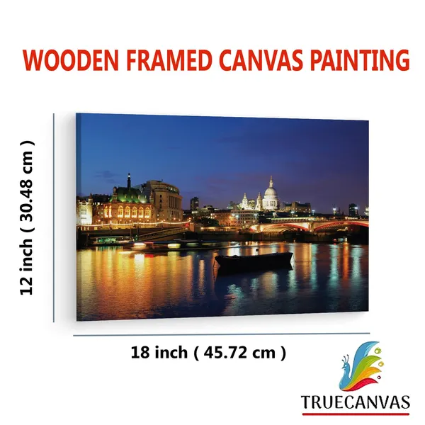 Multicolor_London,_England,_Wooden_Framed_Canvas_Paintings_|_For_Living_Room_|_Bedroom_|_Office_|_Gallery_|_Ready_Wall_Mount_Canvas_Wall_Art_Painting_|_Size_-_12_X_18In,_Ct0418