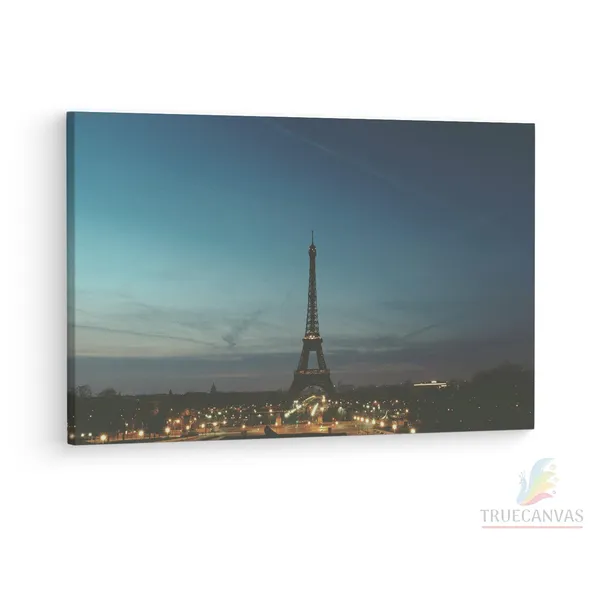 Multicolor_Eiffel_Tower,_Wooden_Framed_Canvas_Paintings_|_For_Living_Room_|_Bedroom_|_Office_|_Gallery_|_Ready_Wall_Mount_Canvas_Wall_Art_Painting_|_Size_-_12_X_18In,_Ct0426