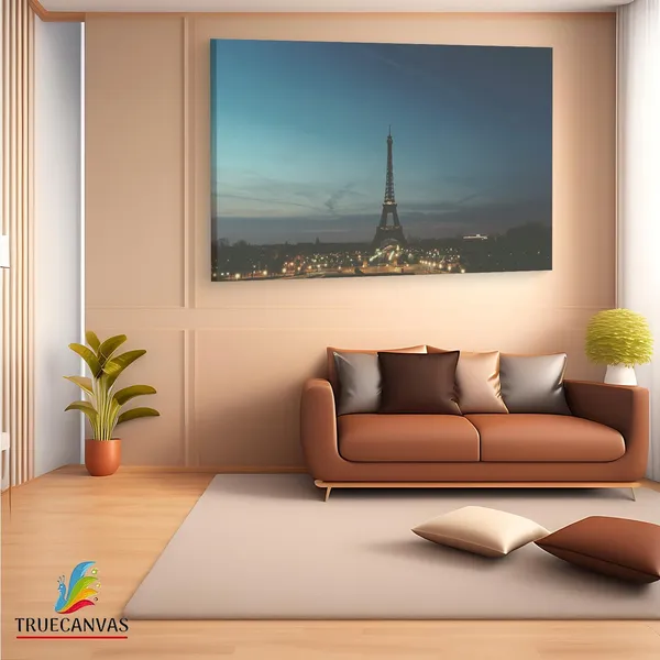 Multicolor_Eiffel_Tower,_Wooden_Framed_Canvas_Paintings_|_For_Living_Room_|_Bedroom_|_Office_|_Gallery_|_Ready_Wall_Mount_Canvas_Wall_Art_Painting_|_Size_-_12_X_18In,_Ct0426