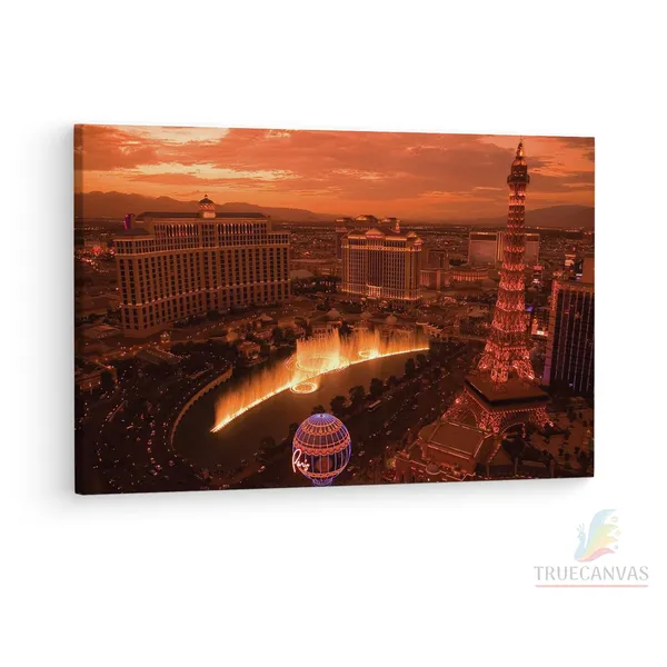 Multicolor_Bellagio_Hotel_&_Casino,_Wooden_Framed_Canvas_Paintings_|_For_Living_Room_|_Bedroom_|_Office_|_Gallery_|_Ready_Wall_Mount_Canvas_Wall_Art_Painting_|_Size_-_12_X_18In,_Ct0427
