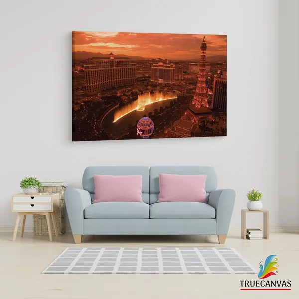 Multicolor_Bellagio_Hotel_&_Casino,_Wooden_Framed_Canvas_Paintings_|_For_Living_Room_|_Bedroom_|_Office_|_Gallery_|_Ready_Wall_Mount_Canvas_Wall_Art_Painting_|_Size_-_12_X_18In,_Ct0427