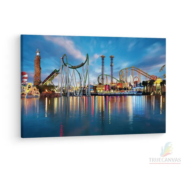 Multicolor_Universal'S_Islands_Of_Adventure,_Wooden_Framed_Canvas_Paintings_|_For_Living_Room_|_Bedroom_|_Office_|_Gallery_|_Ready_Wall_Mount_Canvas_Wall_Art_Painting_|_Size_-_12_X_18In,_Ct0436